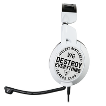 Load image into Gallery viewer, Violent Gentlemen Destroy Everything Elite Speaker Plates - White
