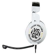 Load image into Gallery viewer, Violent Gentlemen VG/GC Logo Elite Speaker Plates - White
